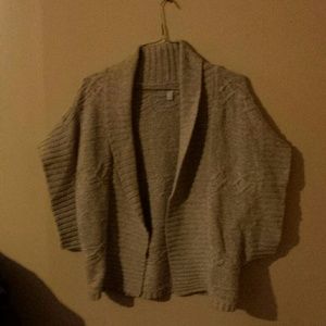 Poncho style sweater